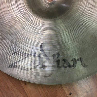 Zildjian 18" Crash, 70s with modified center hole