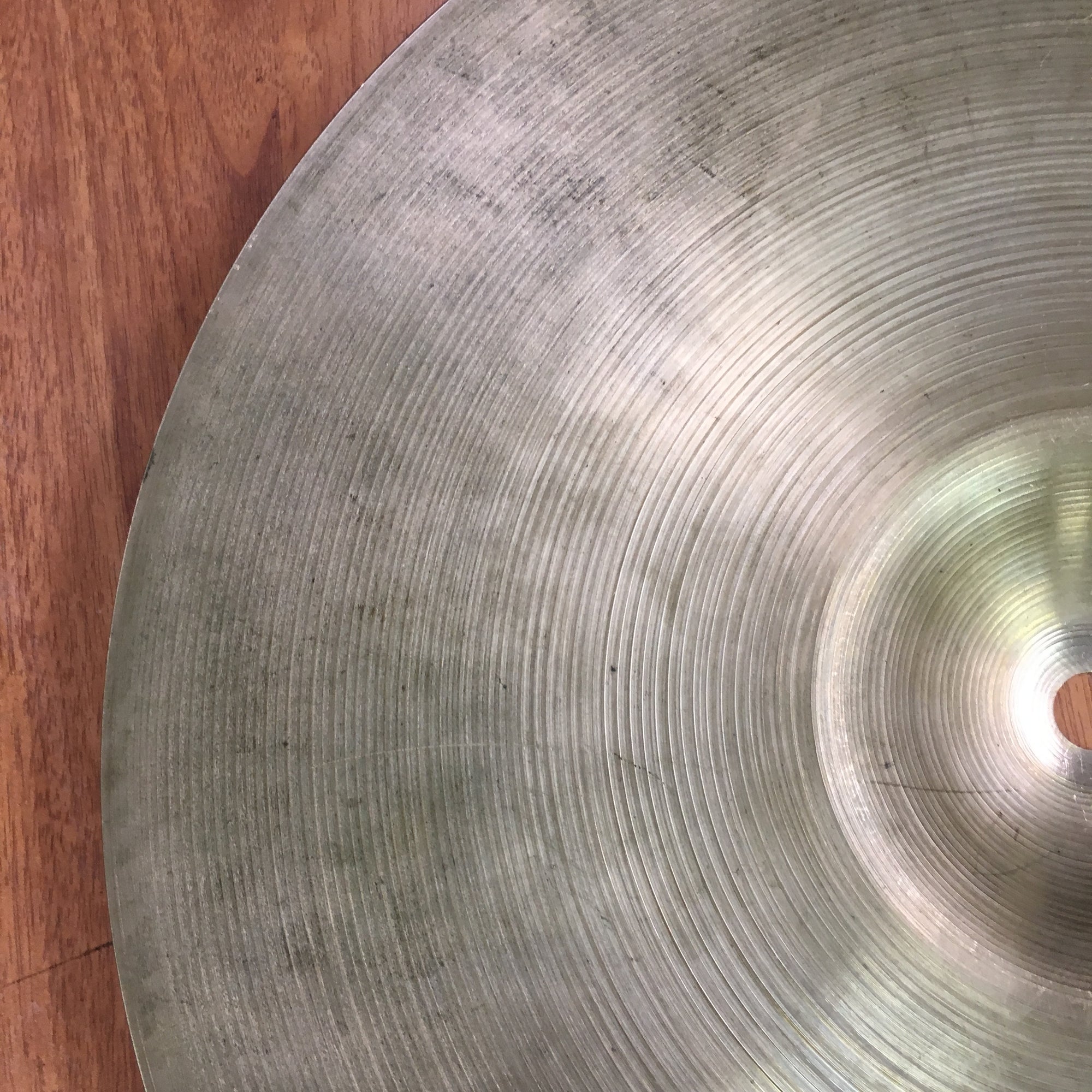 Zildjian 18" Crash, 70s with modified center hole