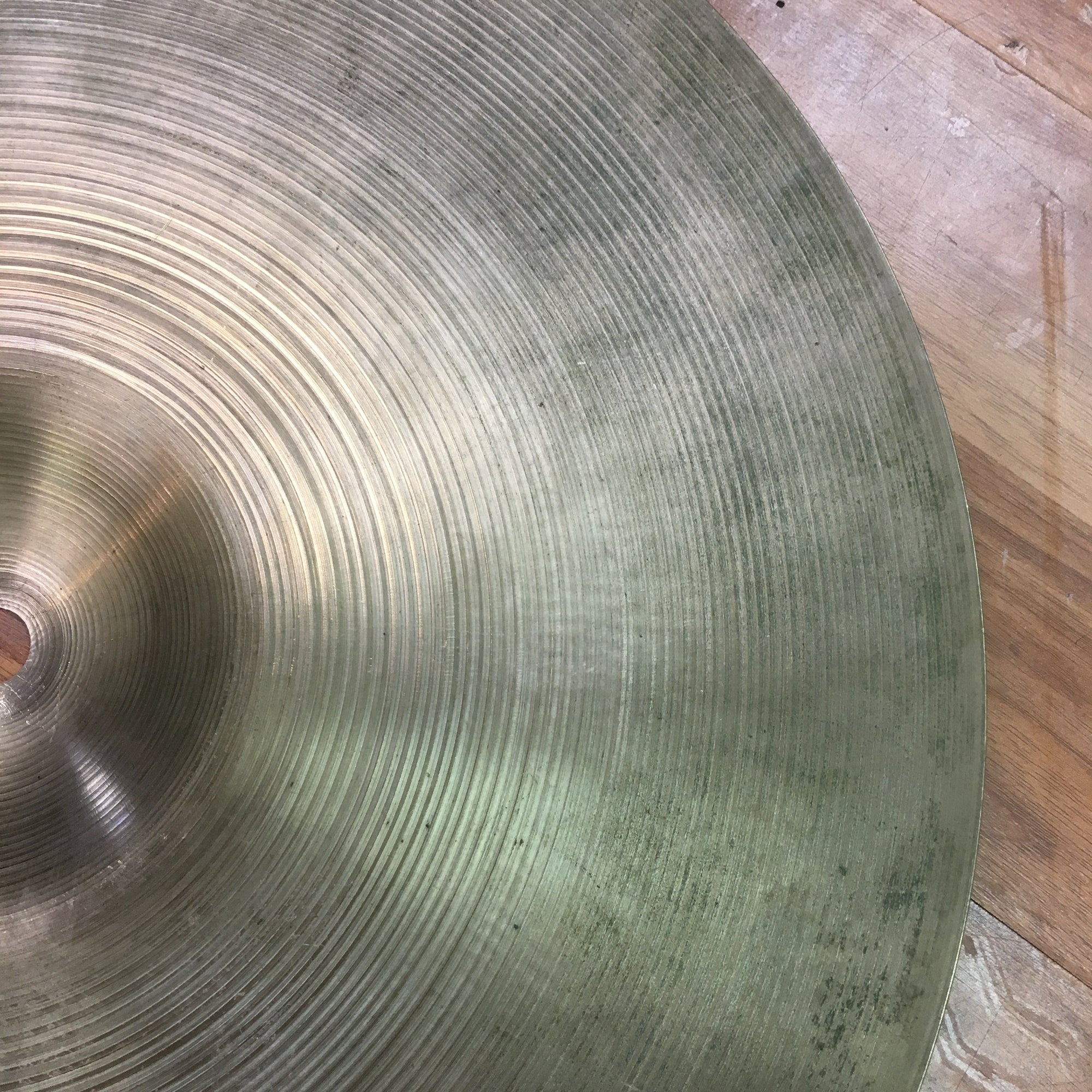 Zildjian 18" Crash, 70s with modified center hole