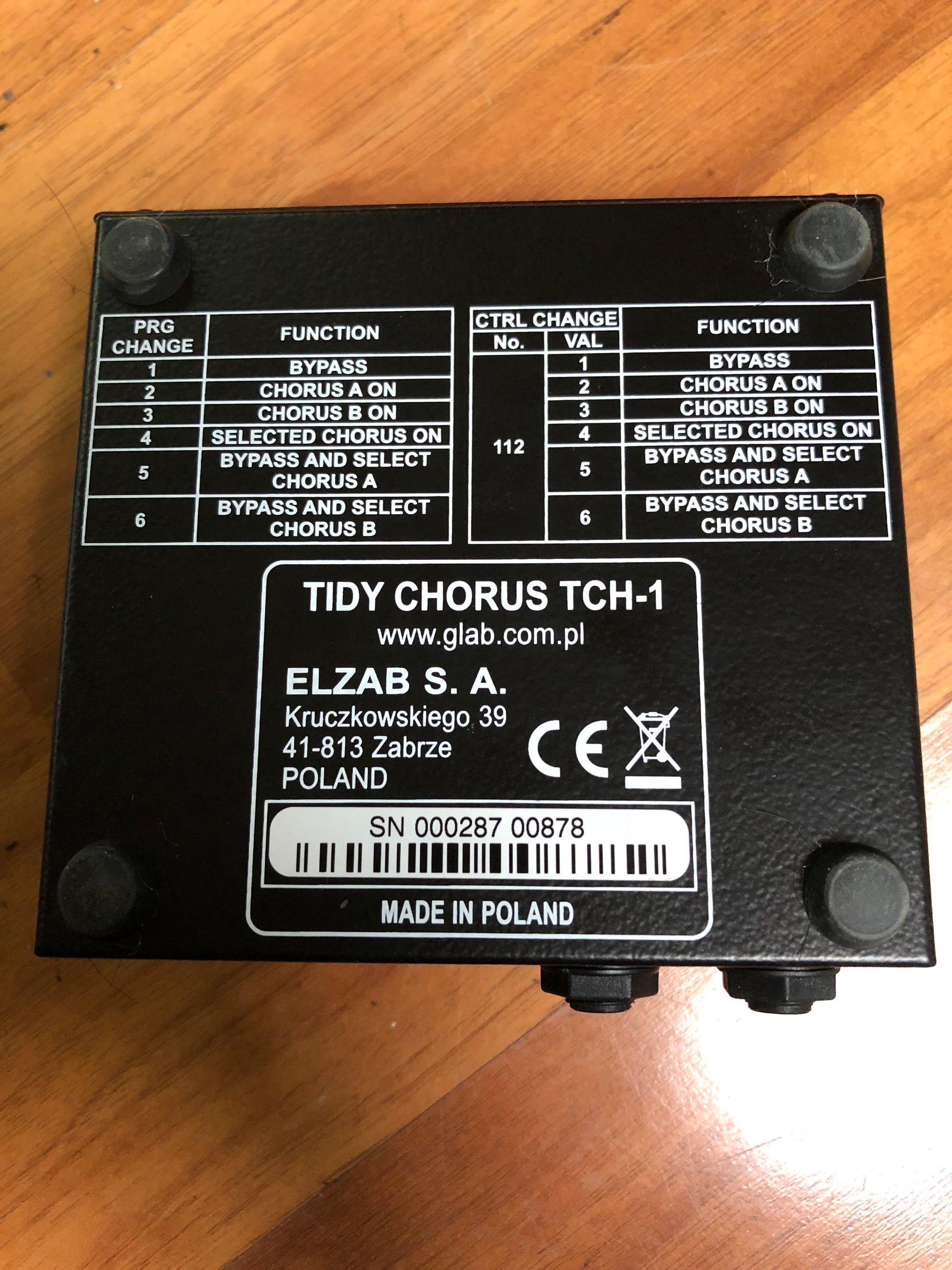 Guitar Lab G-Lab TCH-1 Tidy Chorus Pedal - Evolution Music