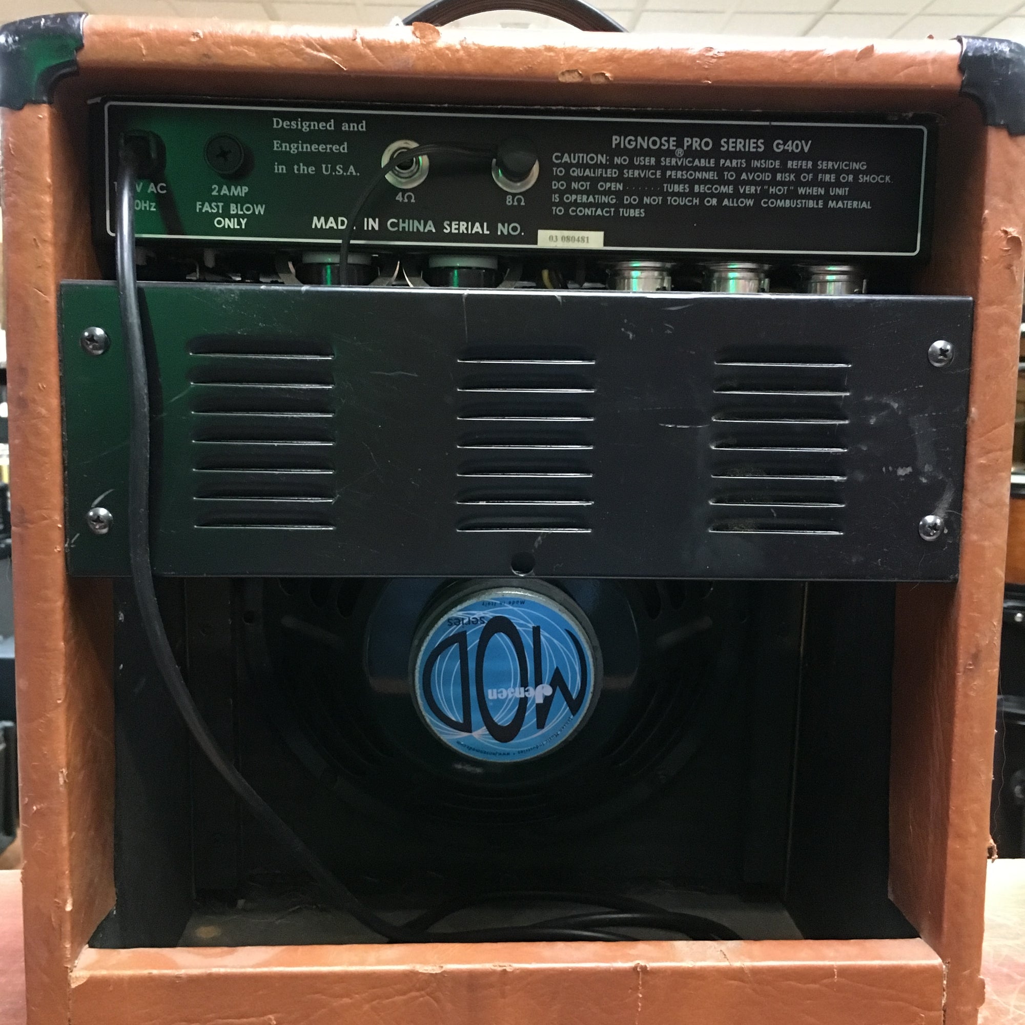 Pignose G40V Tube Combo Jensen Mod Speaker