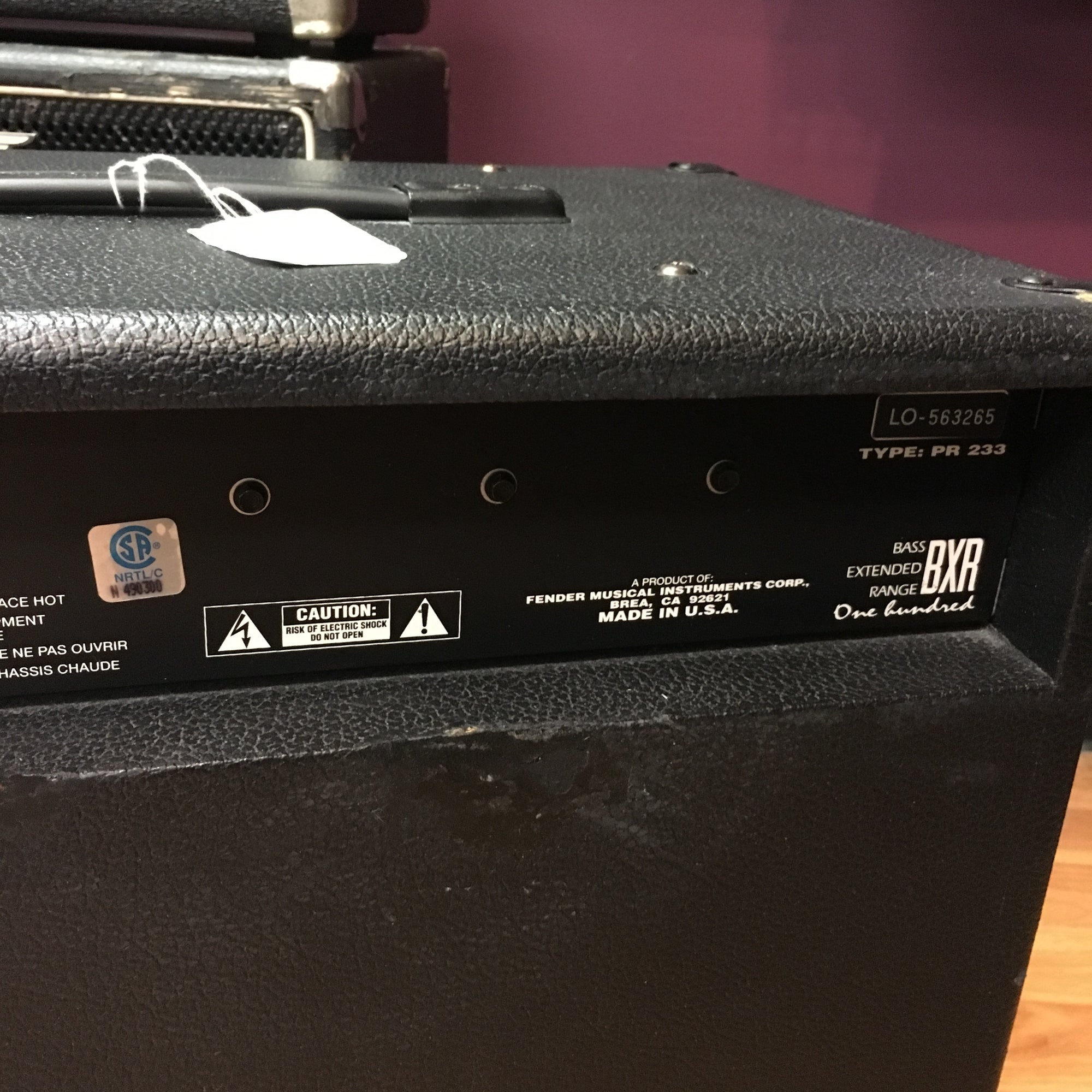 Fender BXR100 Bass Combo Amp