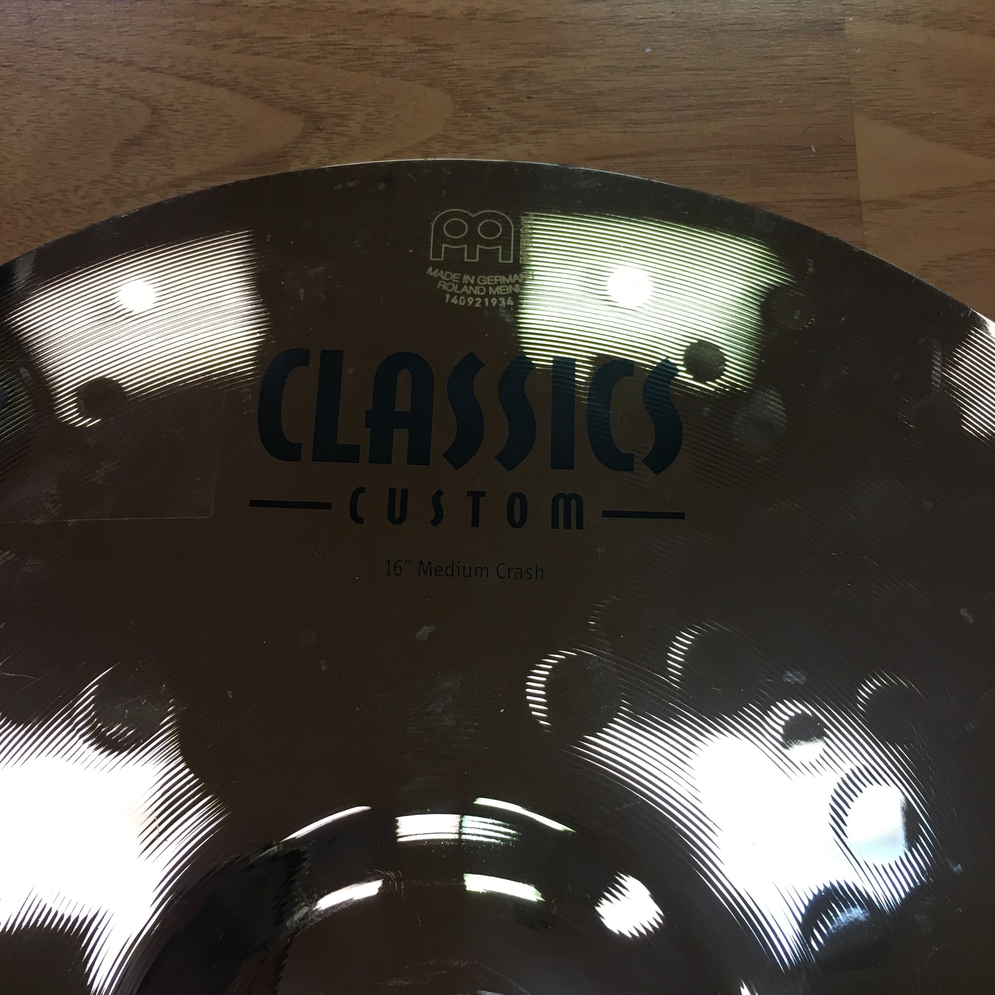 Meinl 16" Classic Custom Medium Crash