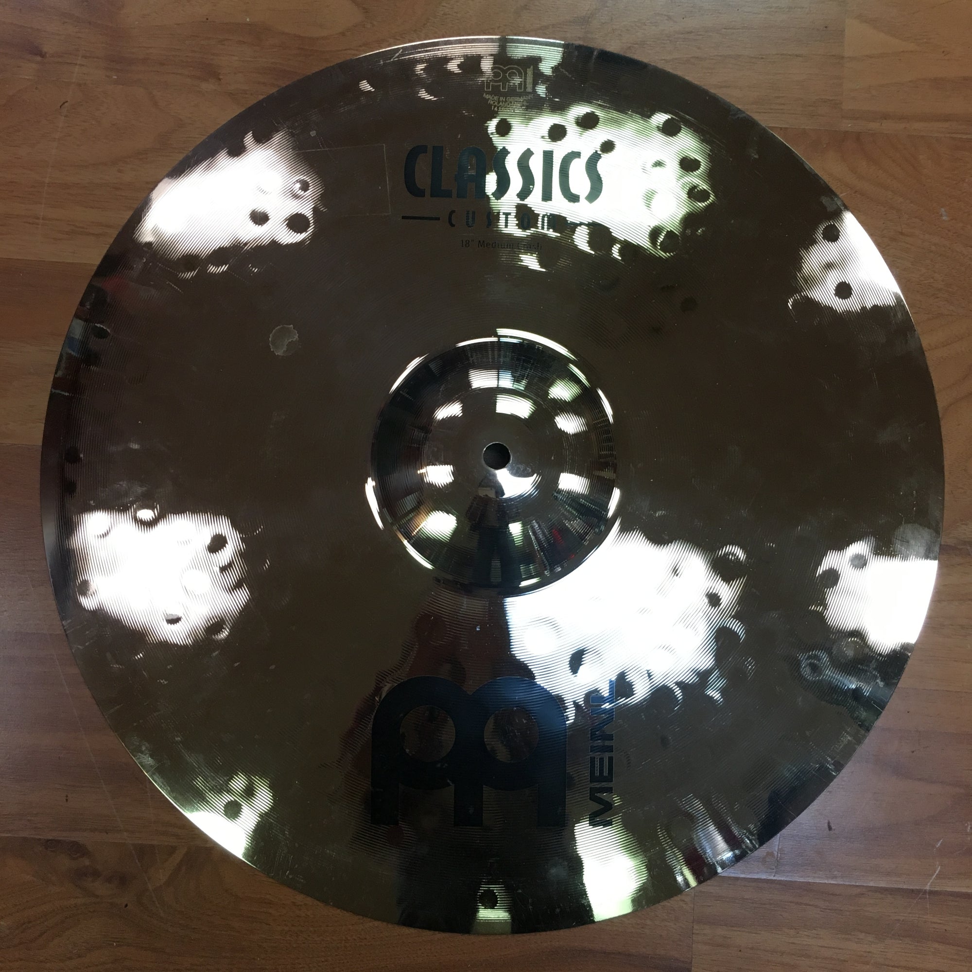 Meinl 18" Classic Custom Medium Crash Cymbal