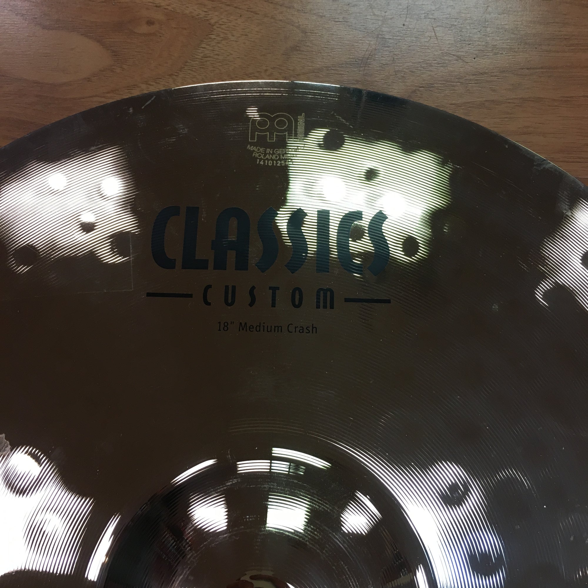 Meinl 18" Classic Custom Medium Crash Cymbal