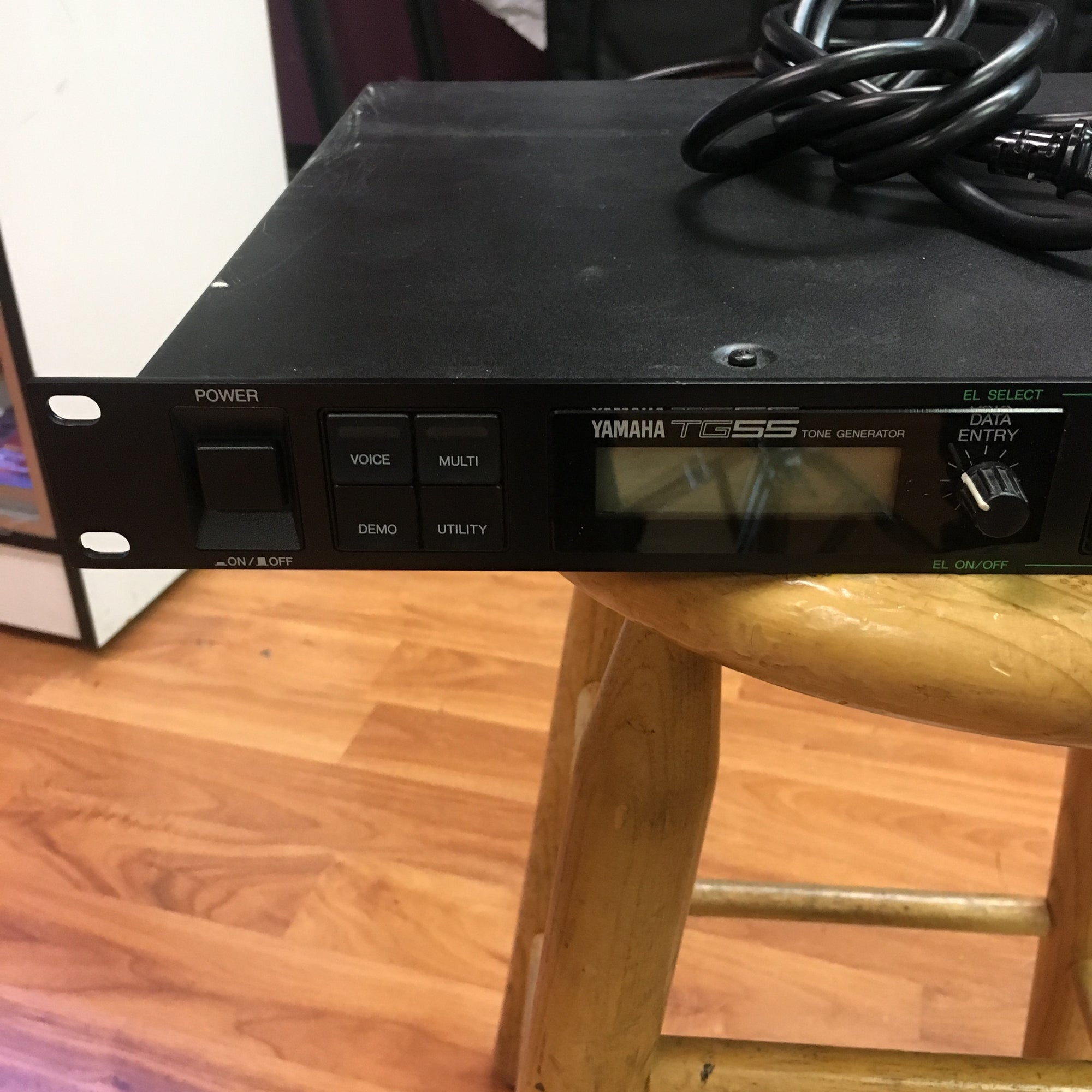 YAMAHA TG55 音源モジュール トーンジェネレーター 通電確認済み Yamaha TG55 Tone Generator Rack Module Synthesizer Working Good