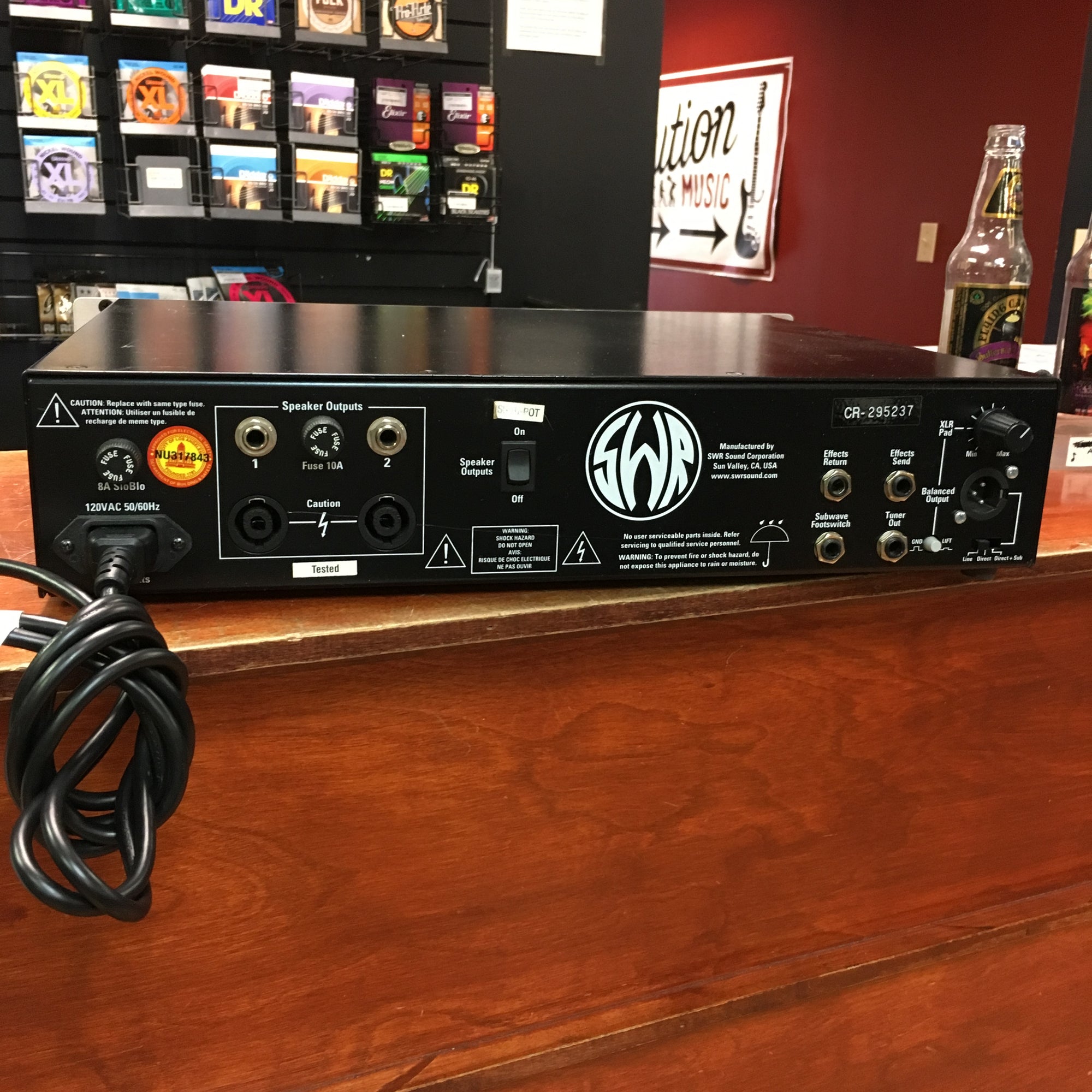 SWR 550X Bass Head w, Footswitch