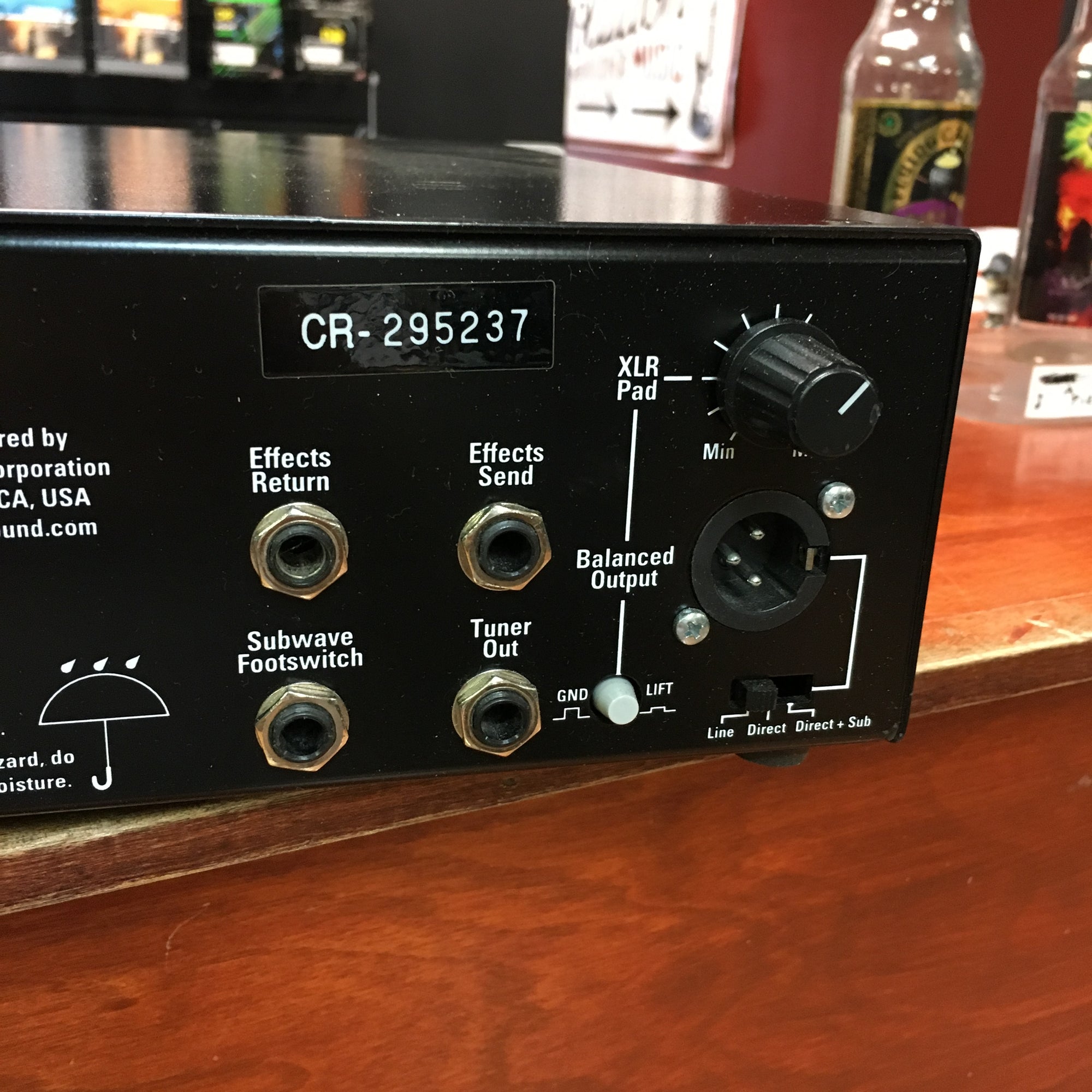 SWR 550X Bass Head w, Footswitch
