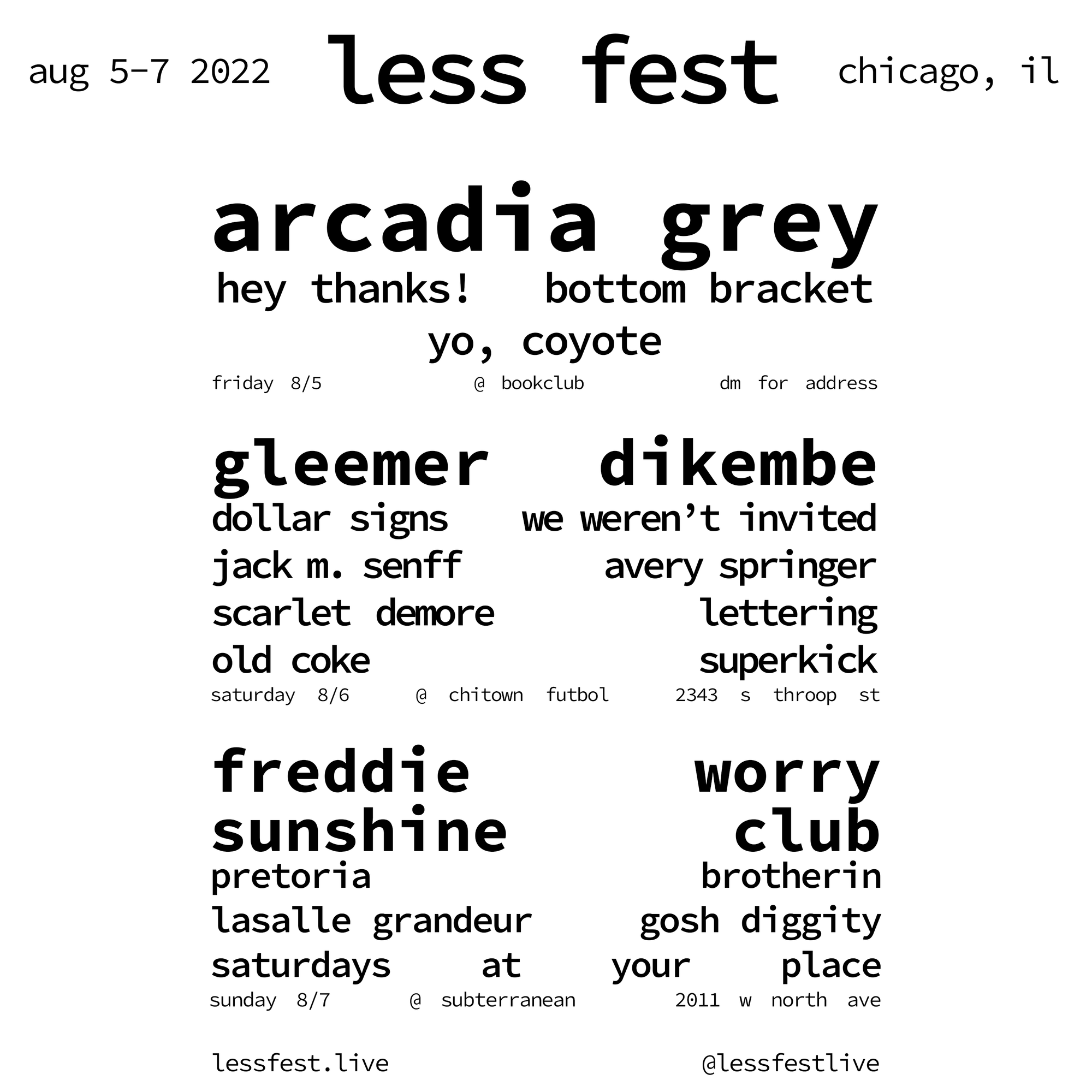 Less Fest - Day 2
