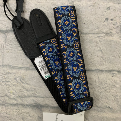 Levy's M8AS-NAV Navy Blue Jacquard Strap