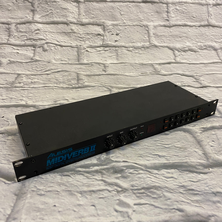 Alesis Midiverb II 16 Bit Digital Effects Processor Rack Unit
