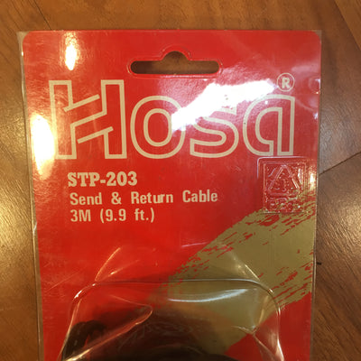 Hosa STP-203 10ft Stereo 1/4in to Dual Mono 1/4