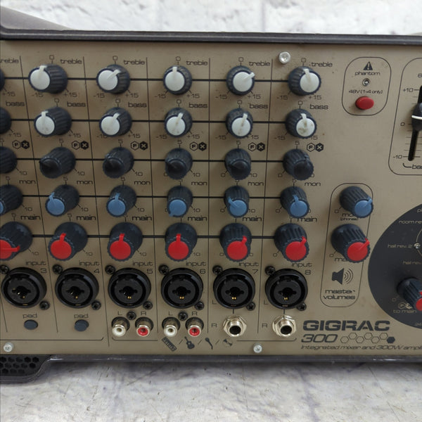 Soundcraft Gigrac 300 8-Channel 300-Watt Powered Mixer - Evolution Music