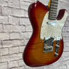 Dean Zelinsky Dellatera Z Glide Flame Maple Sunburst Electric Guitar