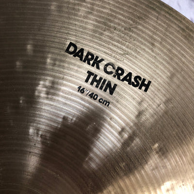 Zildjian 16 K Dark Thin Crash Cymbal