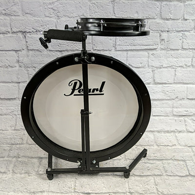 Pearl PCTK1810BG Compact Traveler 10 / 18" 2pc Portable Practice Drum Set with Bag