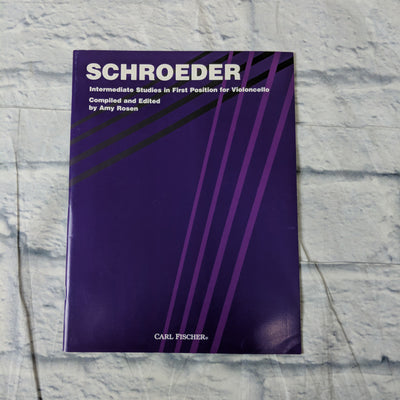 Schroeder Intermediate Studies in first position for violoncello