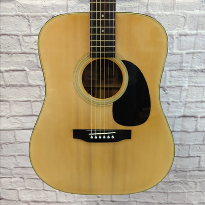 Fender F35 Dreadnaught Acoustic Guitar 1980s Made in Korea