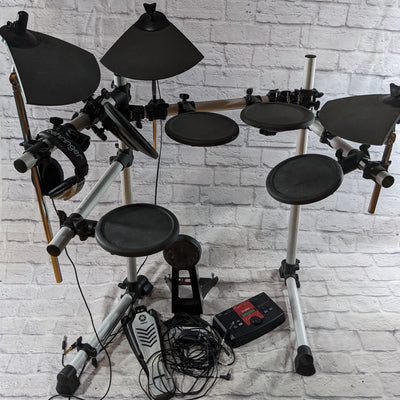 Yamaha DTXplorer Electric Drum Kit - 5 drum pads, 3 cymbal pads, Kick Trigger, and Hi Hat controller As-Is