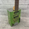 Bohemian Guitars Oil Can Electric Limeade 4 String Bass Guitar