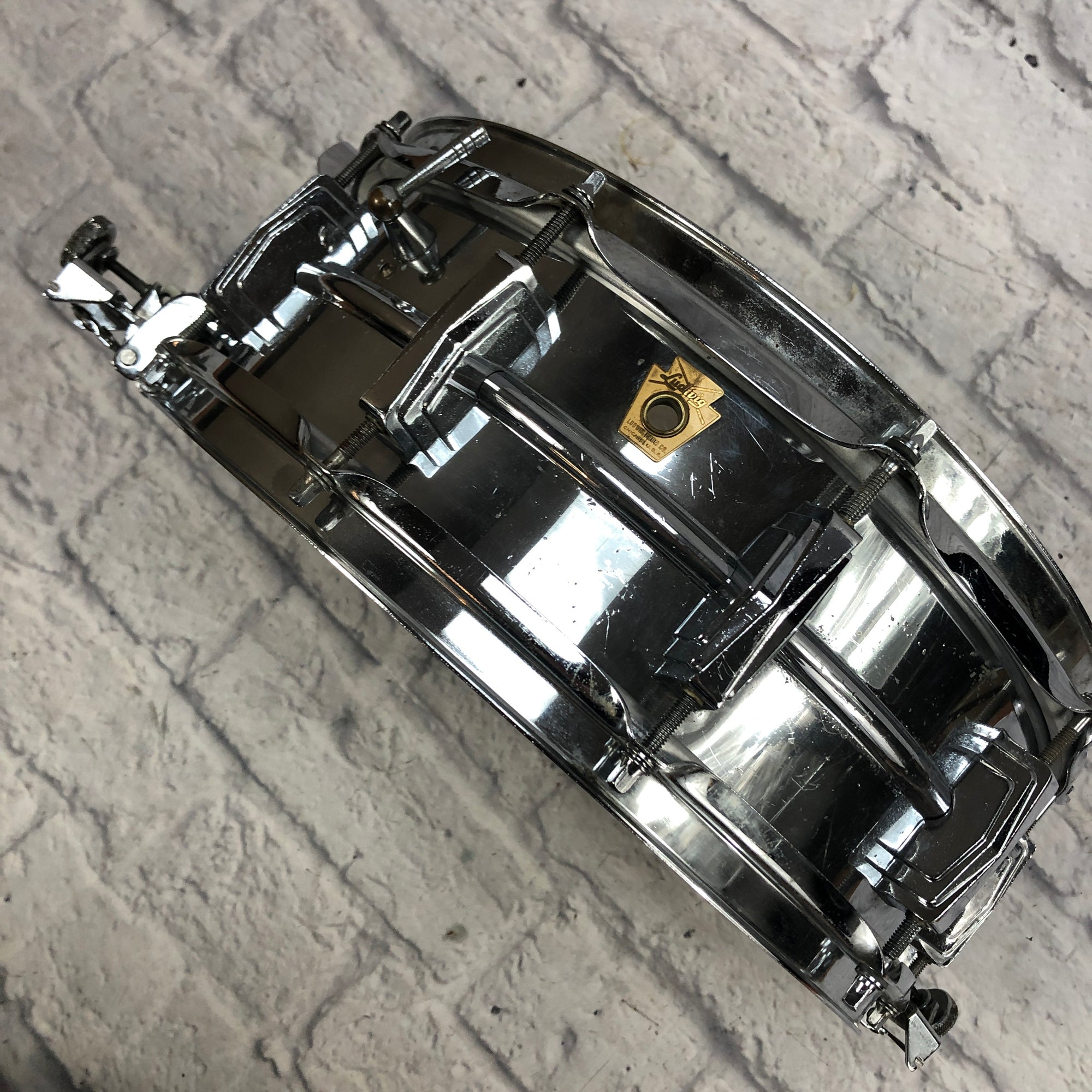 Vintage 1960s Ludwig 14 x 5 Super Sensitive Snare Drum