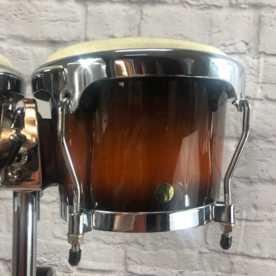 LP Aspire Bongos with Pearl Bongo Stand