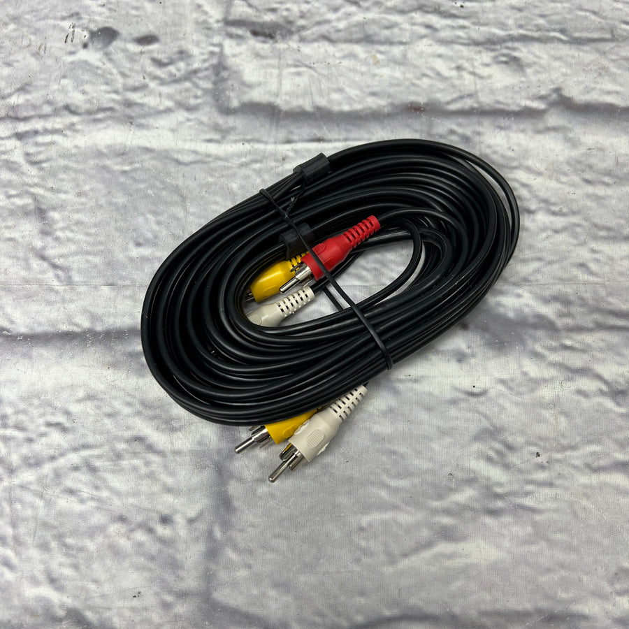 Unknown 3 Input RCA Cable