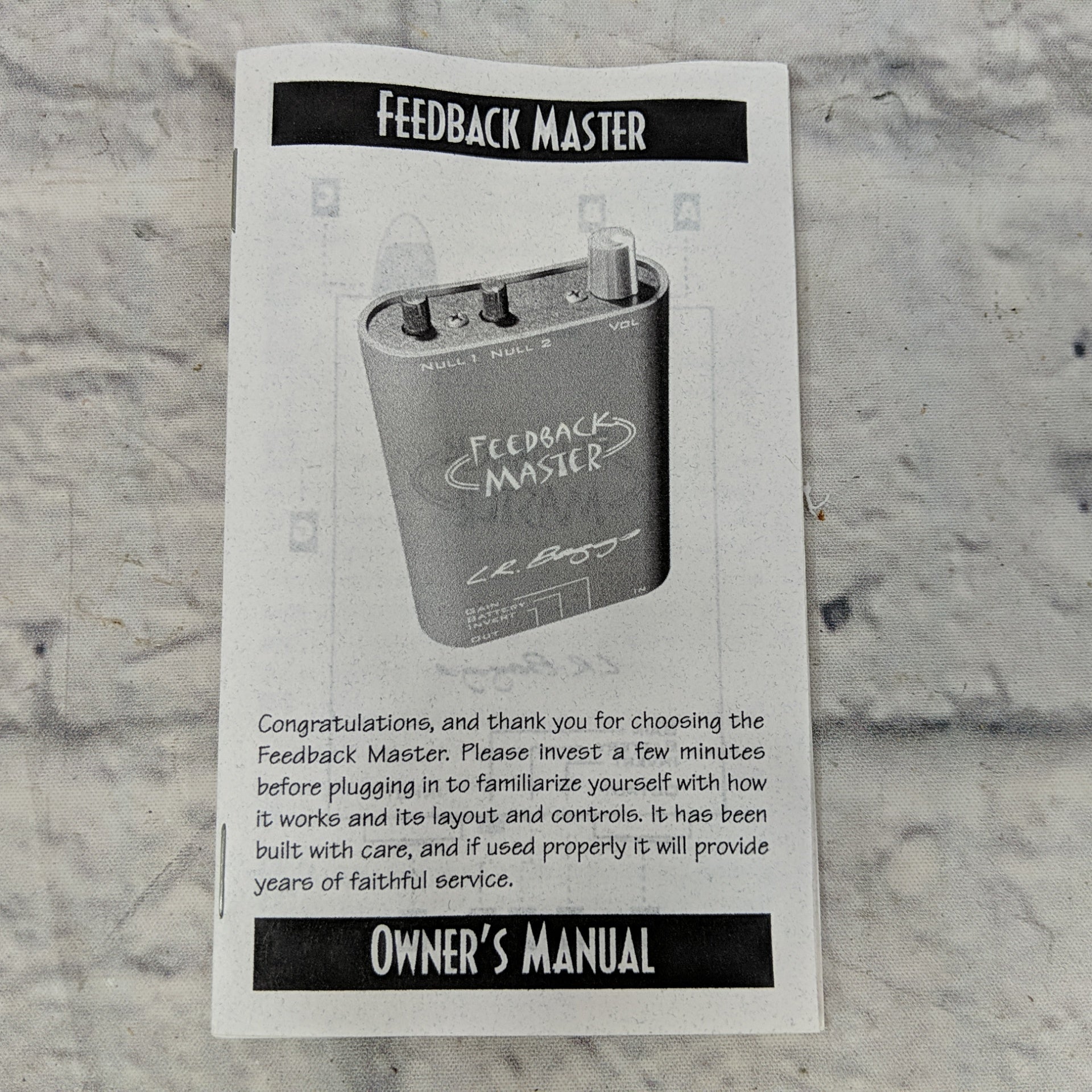 LR Baggs Feedback Master - New Old Stock!