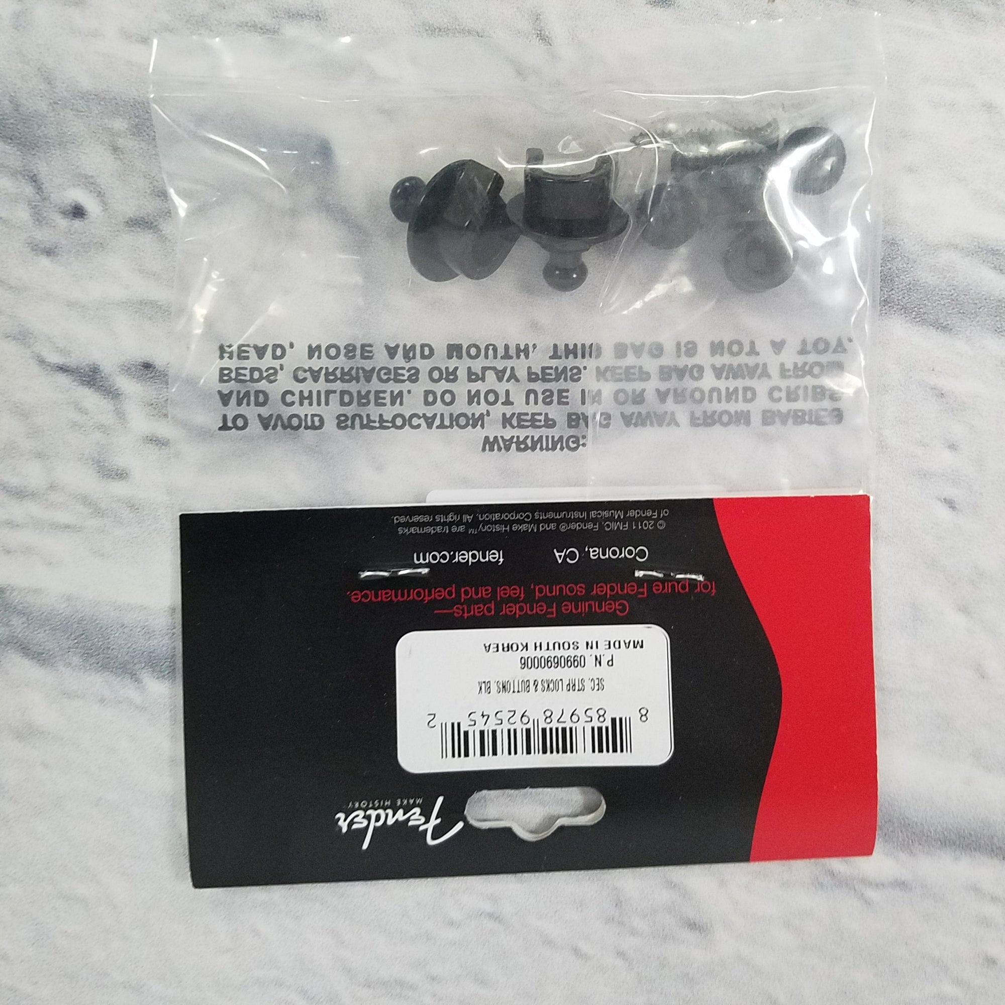 Fender Strap Lock Set with buttons