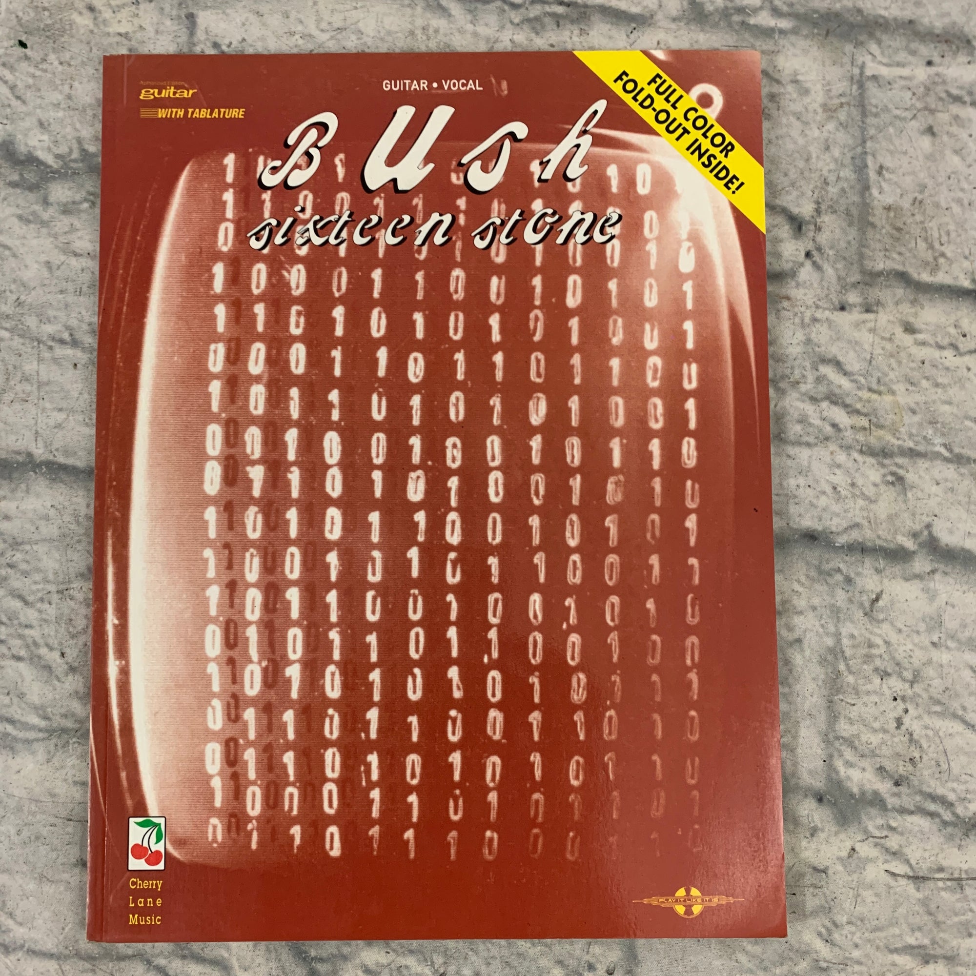 Cherry Lane Music Bush Sixteen Stone Guitar Notation Tab Book