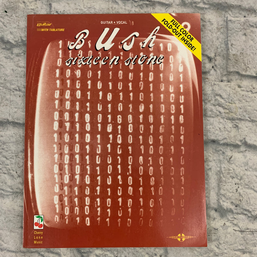 Cherry Lane Music Bush Sixteen Stone Guitar Notation Tab Book