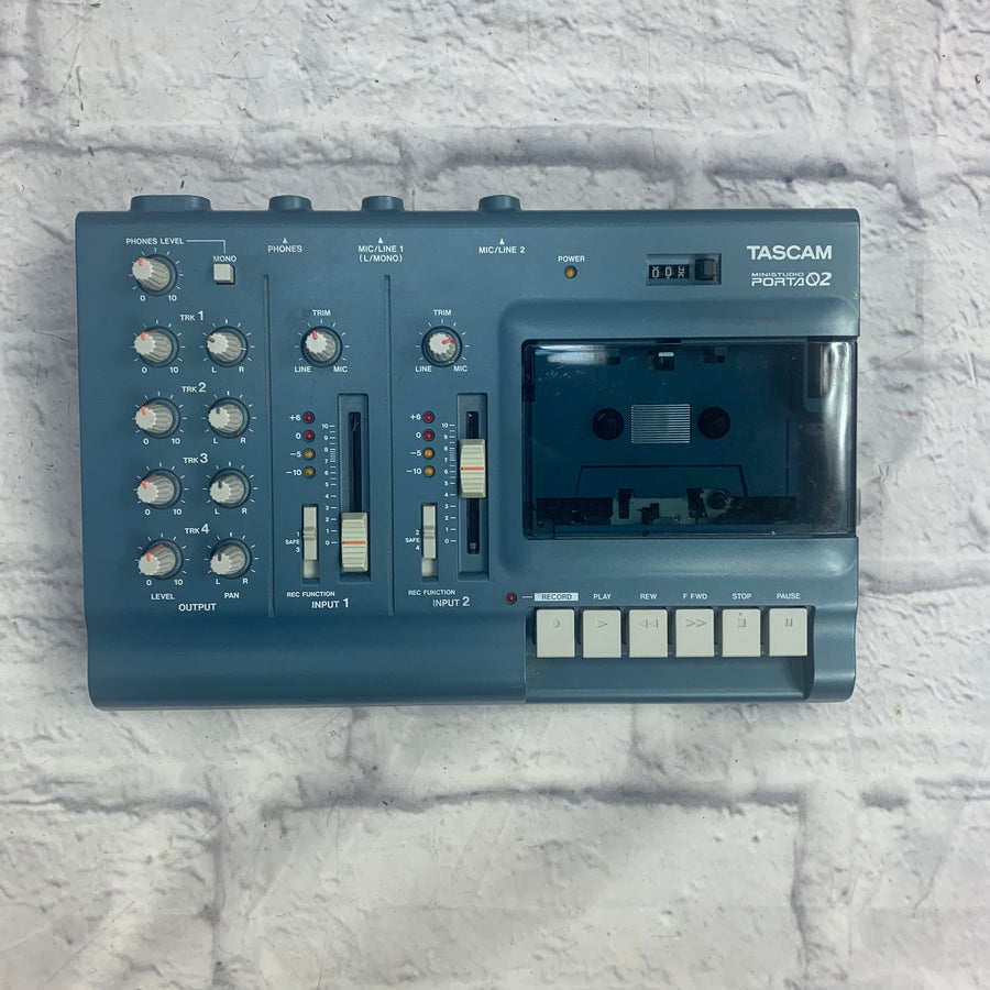 Tascam Porta 02 Ministudio 4 Track Cassette Recorder