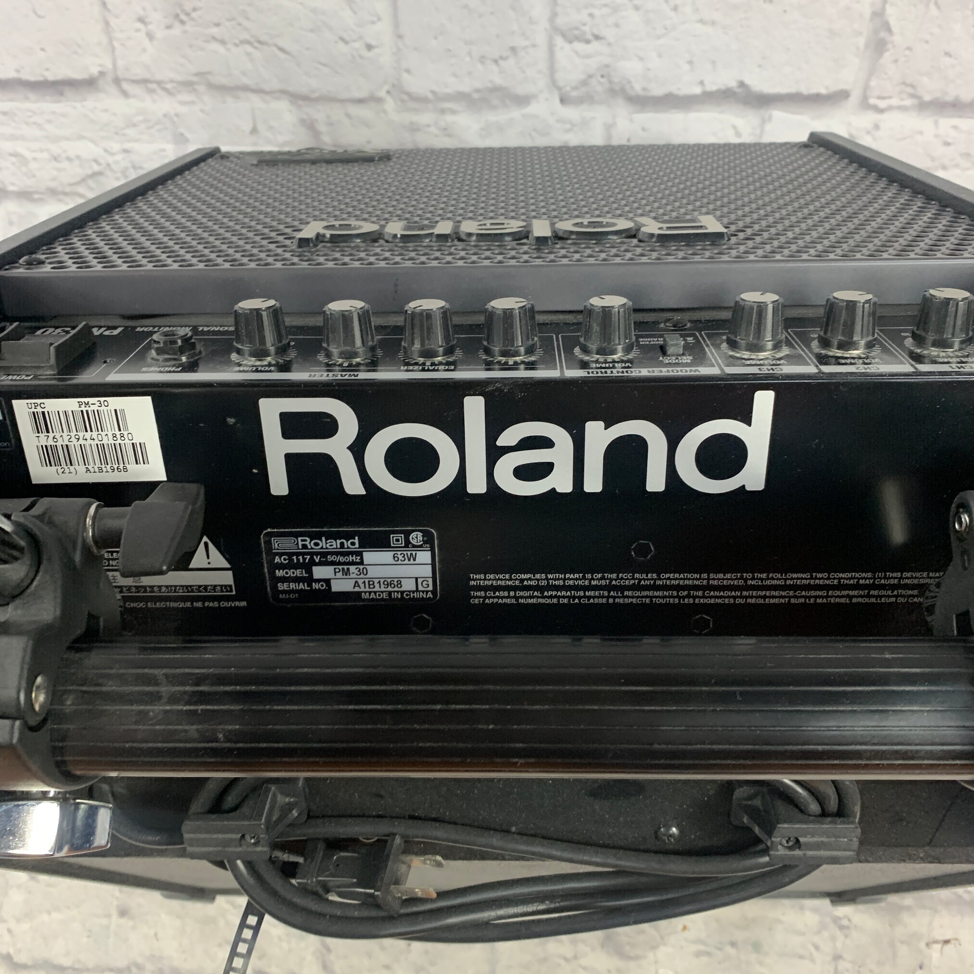 【大阪店舗】Roland PM-30 Personal Monitor ローランド モニタースピーカーシステム 電子ドラム V-DRUMS用 ∽ 66192-2 電子ドラム