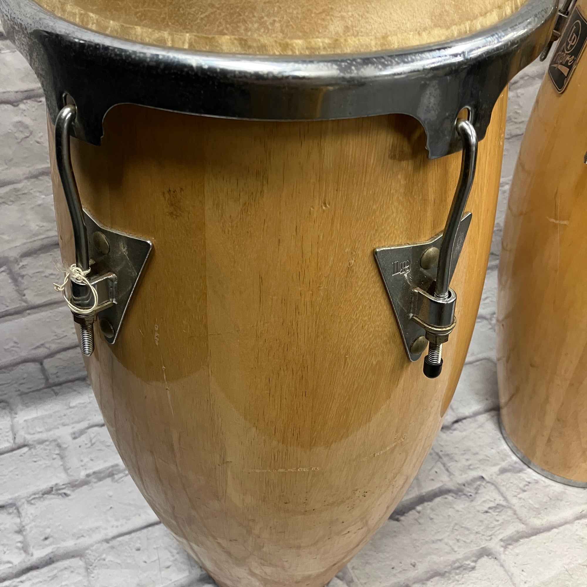 LP Latin Percussion Aspire Natural Finish Conga Pair