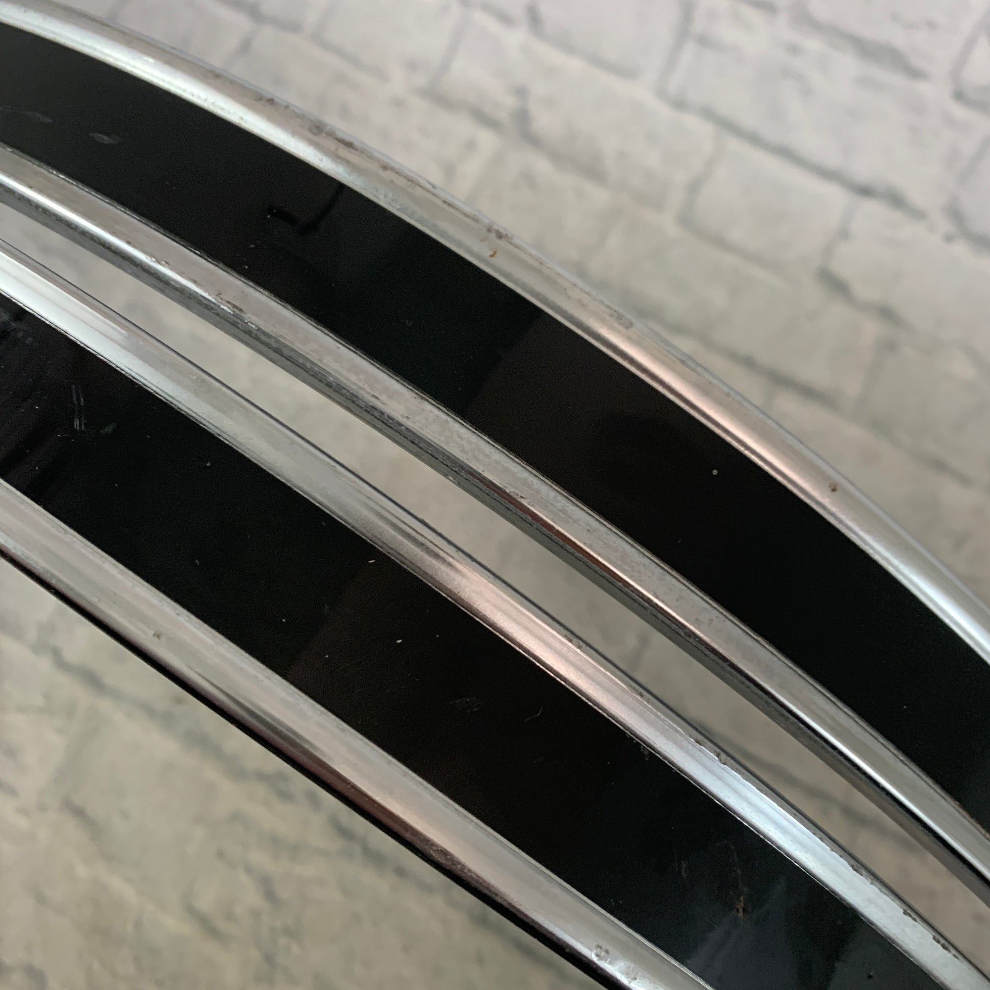 Percussion Plus 22" Bass Drum Hoops (Chrome with Black Inlay)