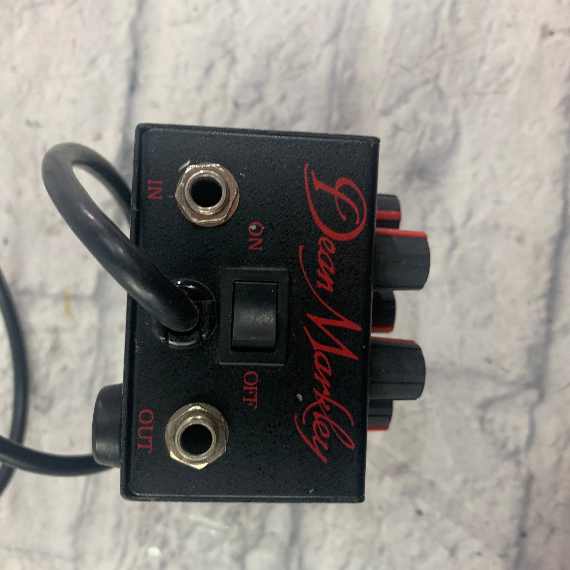Vintage Dean Markley Overlord Classic Tube Overdrive Guitar Pedal