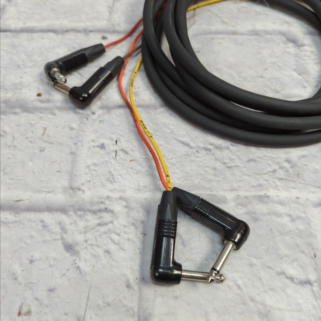 Unknown 4 Channel TRS to TS Cable Cord Insert Snake w/ Neutrik Ends - 15 Feet