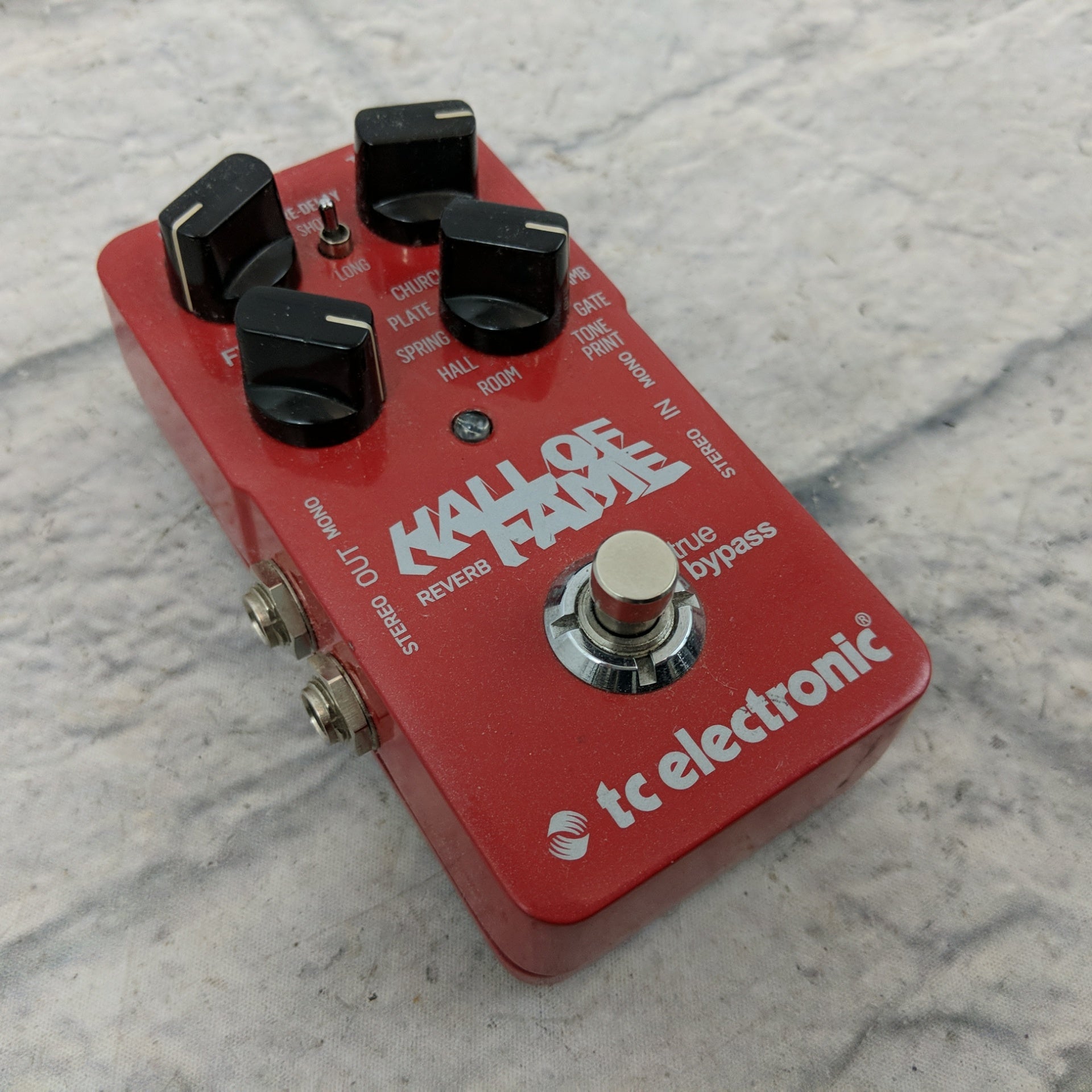 hall reverb pedal TC Electronic Hall of Fame Reverb Pedal