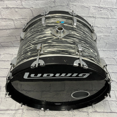 Ludwig Blue and Olive Kick Drum Black Oyster 22x15" Bass Drum