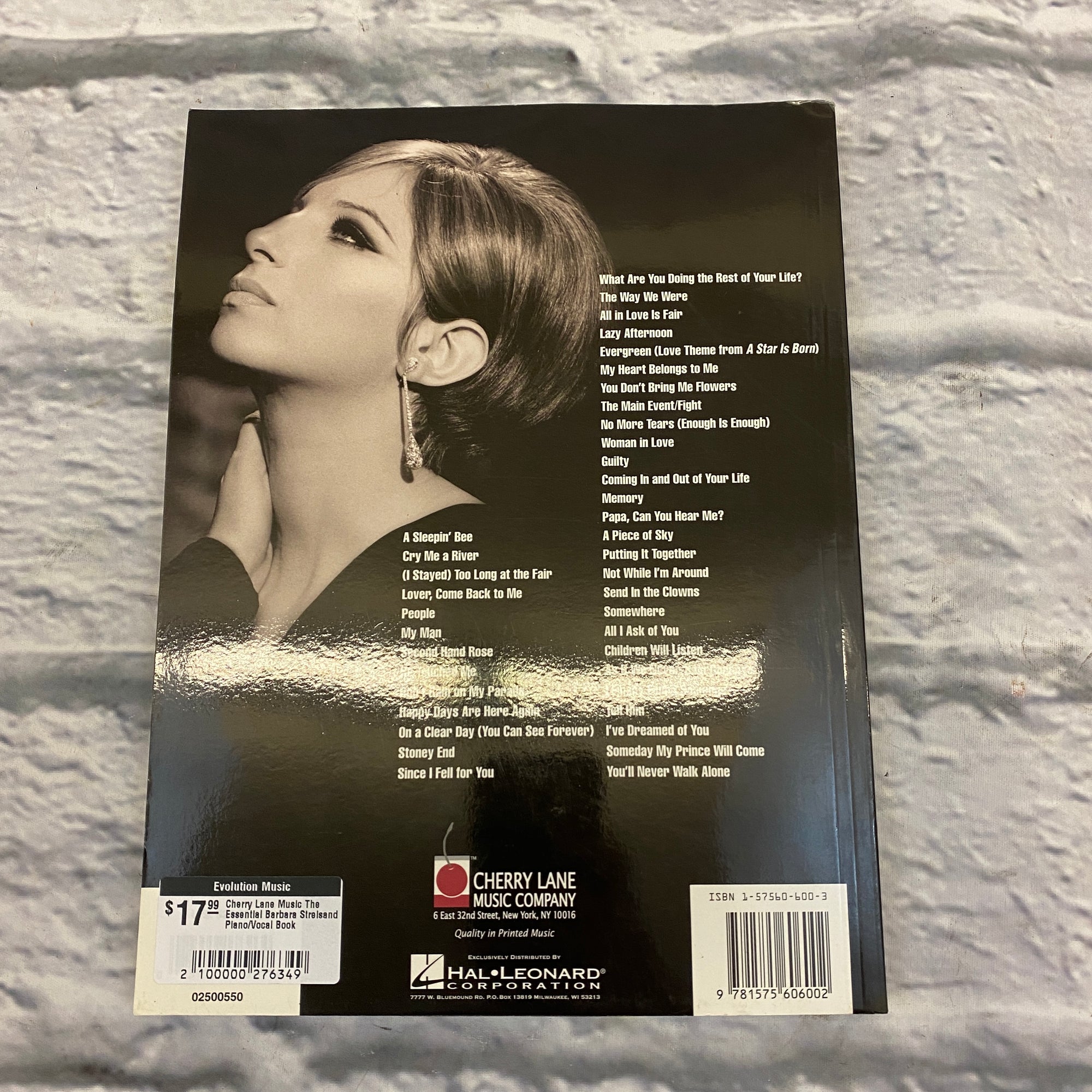 Cherry Lane Music The Essential Barbara Streisand Piano/Vocal Book