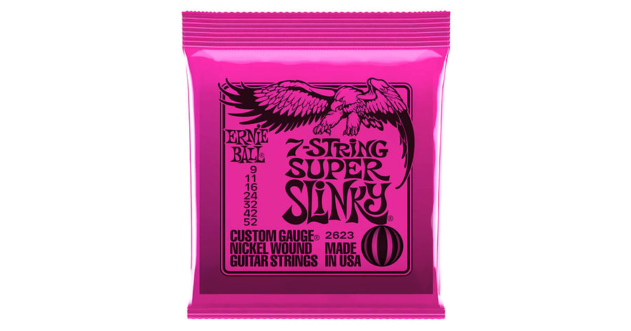 Ernie Ball EB2623 7-String Super 9 - 52 Electric Strings