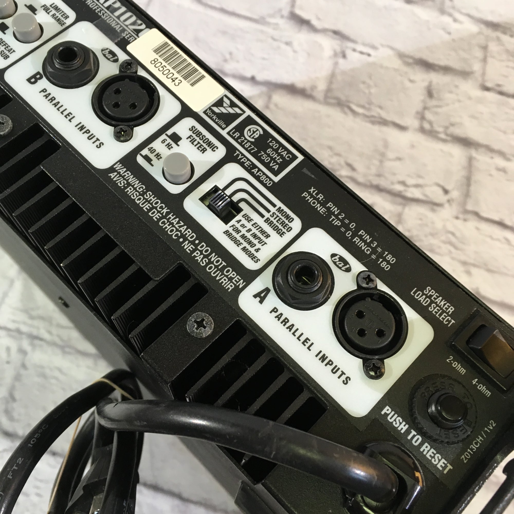 Yorkville AP1020 Power Amp