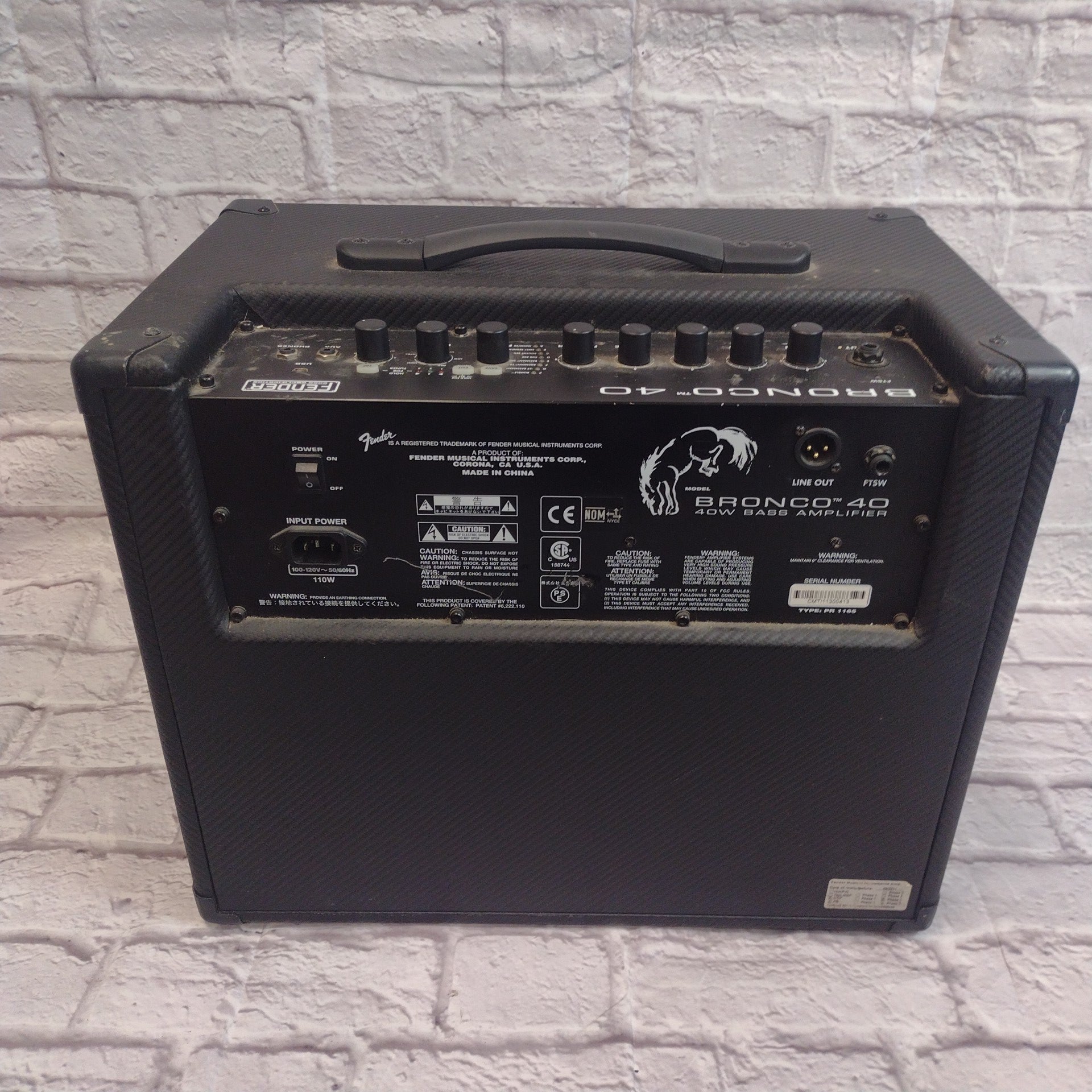 Fender Bronco 40 Bass Combo Amp