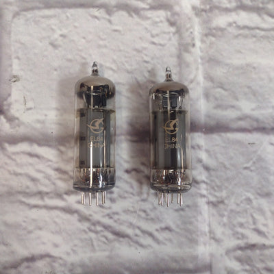 Unknown EL84 Power Tube Pair China