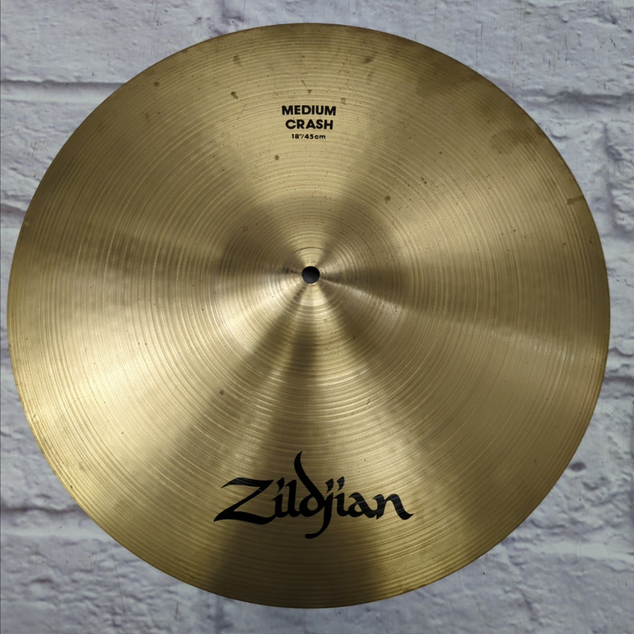 Zildjian Medium Crash 18" 45cm Crash Cymbal 1550g 1981-1992 (“CO.” Stamp)