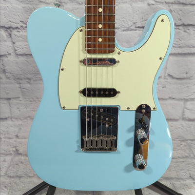 2021 MIM Fender Nashville Deluxe Daphne Blue Electric Guitar