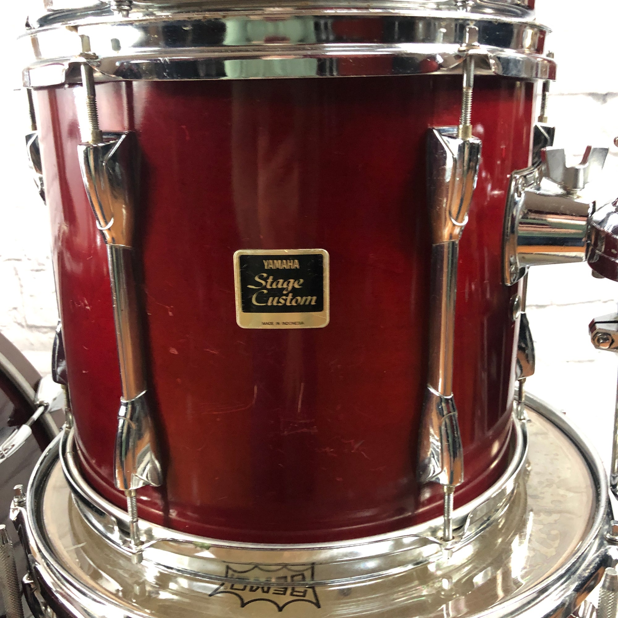 Yamaha Stage Custom  Drum Kit - Cranberry Red