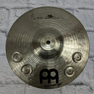 Meinl 12 Minnemann Alien Hi Hat Cymbal Pair AS IS CRACKED