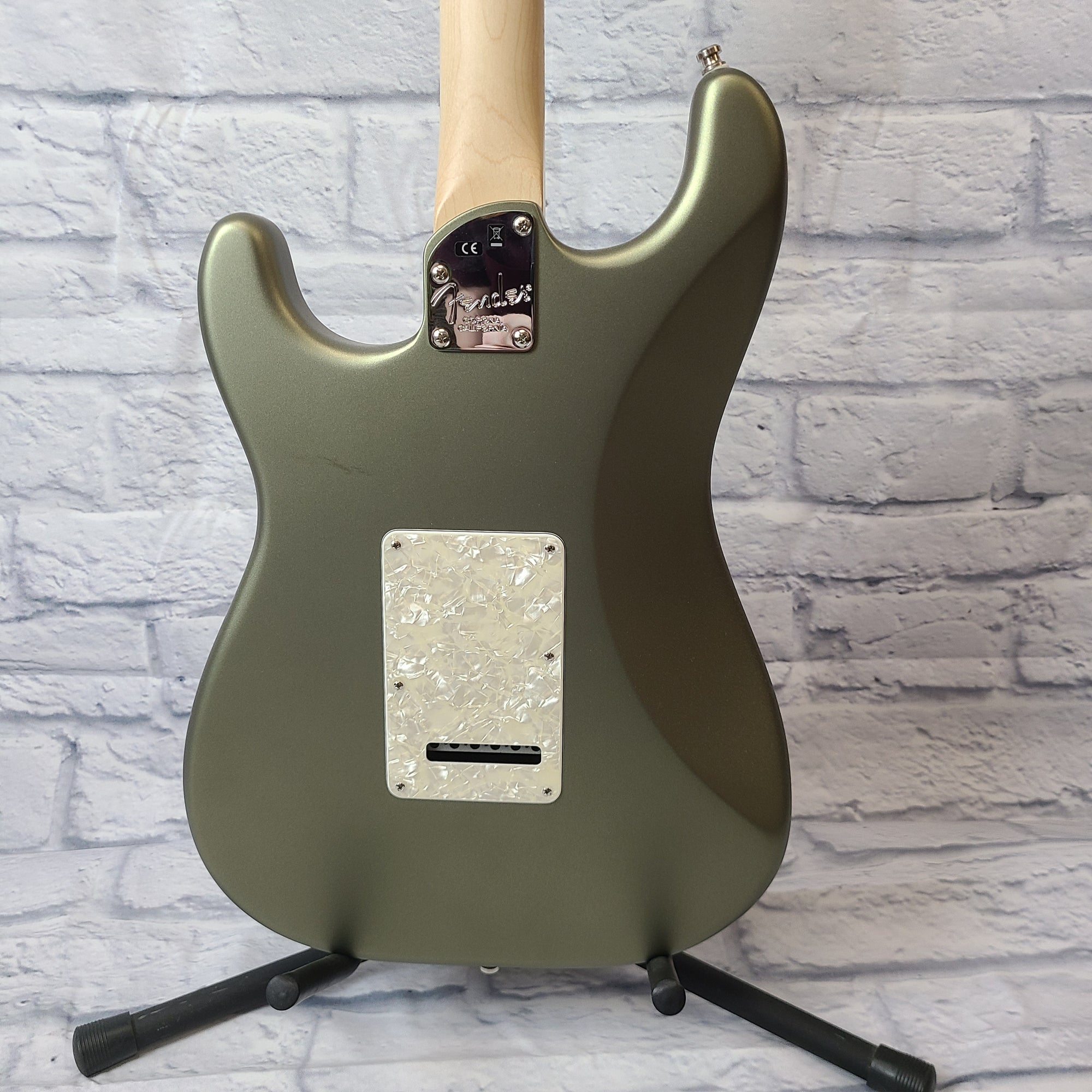Fender American Elite Stratocaster MN SA Maple Fretboard - Satin Jade Pearl