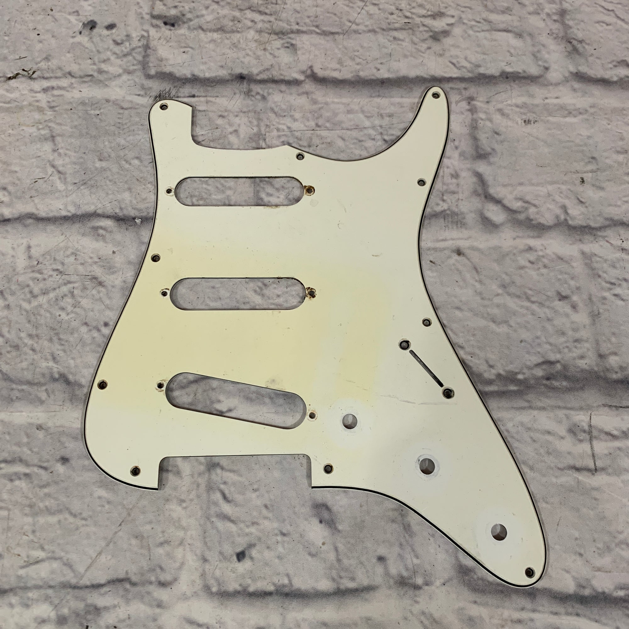 3 Single Coil Pickguard White